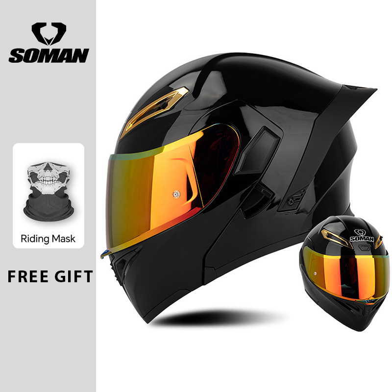 Unisex DOT Onaylı Çift Vizörlü - Modular Flip Up Motorcycle Helmet Dot Approved incelemesi ve fiyatı