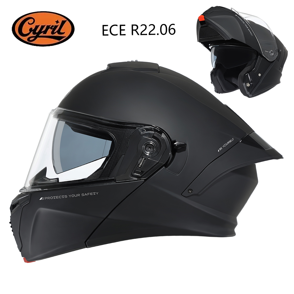 CYRIL Modüler Kask Motosiklet  - Modular Flip Up Motorcycle Helmet Dot Approved incelemesi ve fiyatı