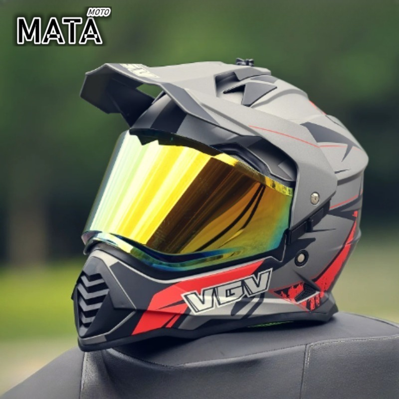 VGV Motocross ECE DOT Sertifik - Full Face Motorcycle Helmet With Bluetooth incelemesi ve fiyatı