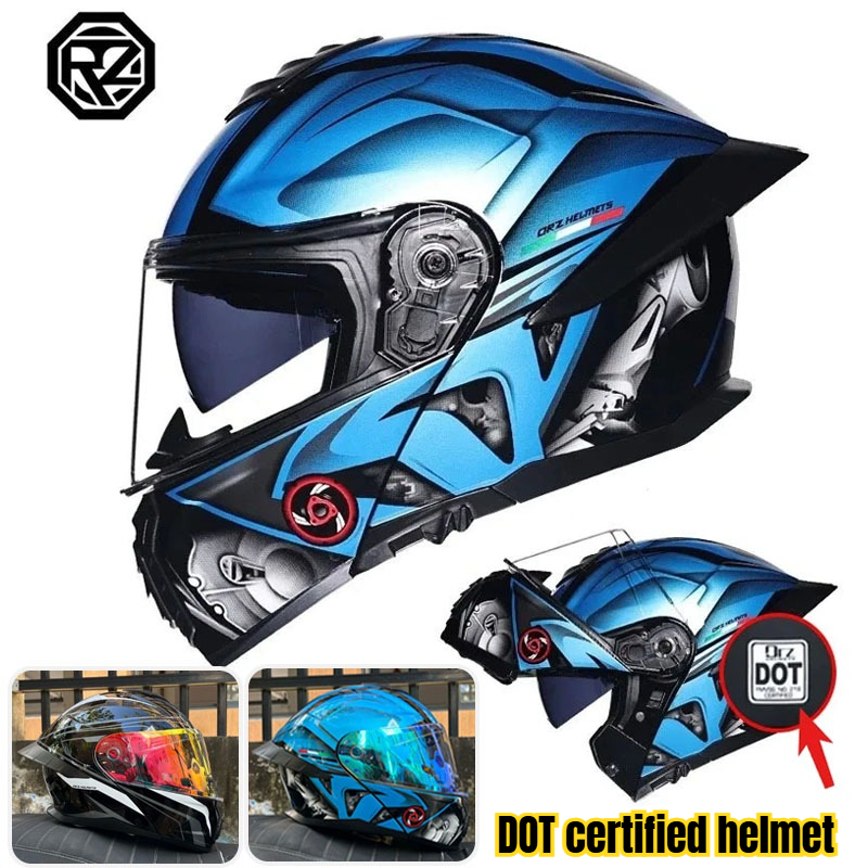 DOT Sertifikalı Kask Motosikle - Full Face Motorcycle Helmet With Bluetooth incelemesi ve fiyatı