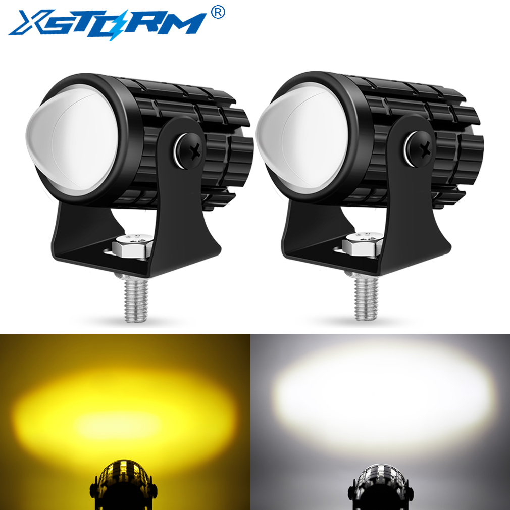 Evrensel motosiklet LED far pr - Universal Motorcycle Led Headlight Projector incelemesi ve fiyatı